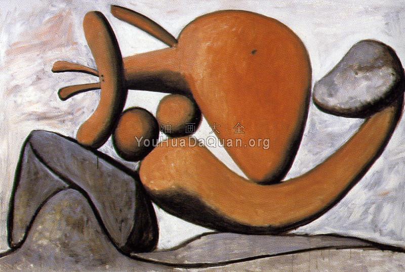 掷石头的女人 - 巴勃罗·毕加索